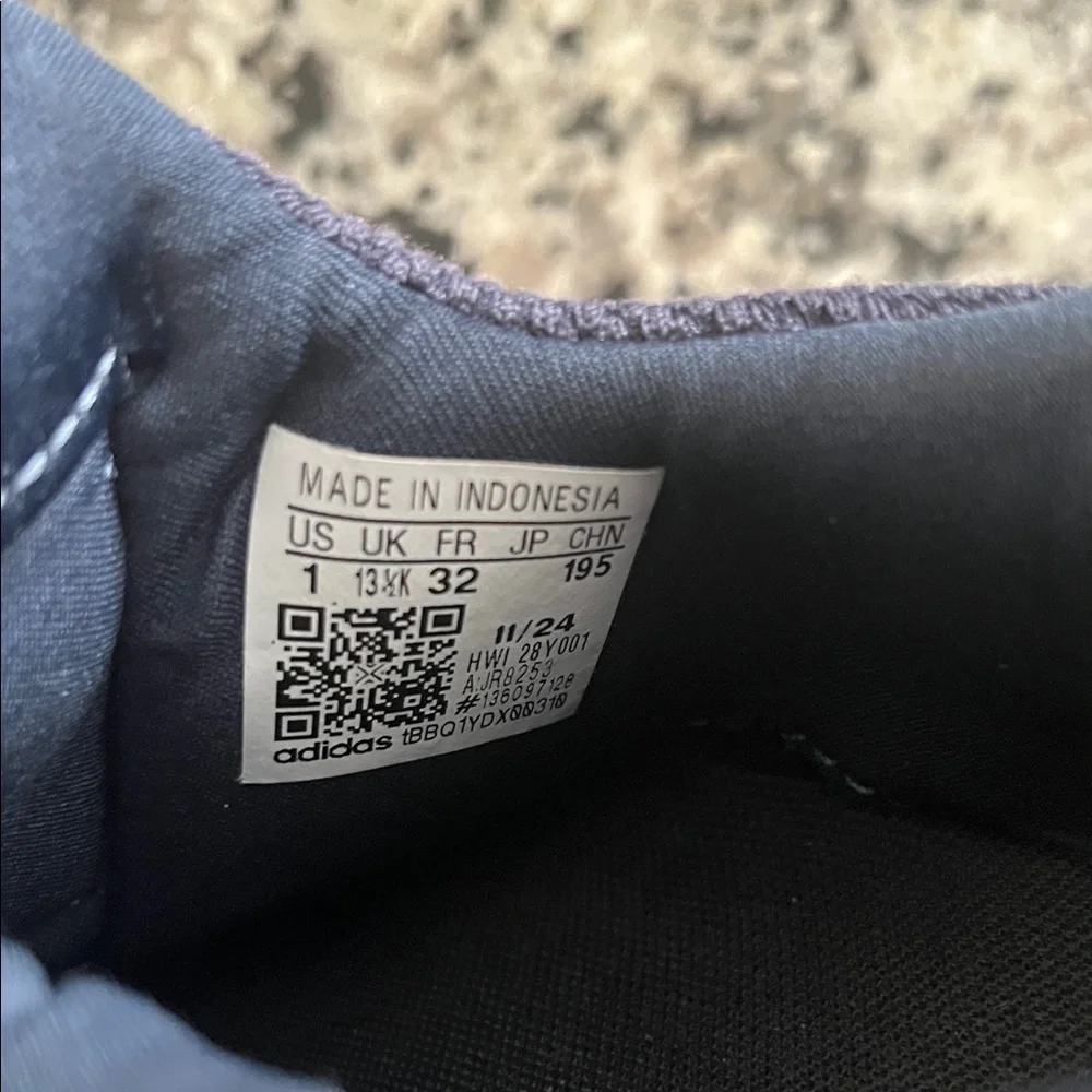 adidas Lite Racer Adapt 7.0 K 'Legend Ink Crew Yellow' size 1, Little Boy - Picture 6 of 7